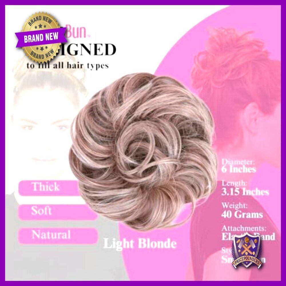 Messy Bun Extension Synthetic Hairpiece Lightweight Washable Updo Hairstyle - Picture 4 of 6
